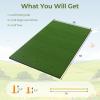 imageGoplus Golf Mat 5x3ft5x4ft Golf Hitting Mat 20252732mm Thick w2 Alignment Sticks ampamp 2 Golf Tees Portable Artificial Turf Grass Golf Training Mat Practice for Indoor Outdoor5 FT x 3 FT  25mm