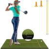 imageGoplus Golf Mat 5x3ft5x4ft Golf Hitting Mat 20252732mm Thick w2 Alignment Sticks ampamp 2 Golf Tees Portable Artificial Turf Grass Golf Training Mat Practice for Indoor Outdoor5 FT x 3 FT  20mm