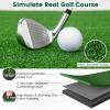 imageGoplus Golf Mat 5x3ft5x4ft Golf Hitting Mat 20252732mm Thick w2 Alignment Sticks ampamp 2 Golf Tees Portable Artificial Turf Grass Golf Training Mat Practice for Indoor Outdoor5 FT x 4 FT  32mm