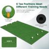 imageGoplus Golf Mat 5x3ft5x4ft Golf Hitting Mat 20252732mm Thick w2 Alignment Sticks ampamp 2 Golf Tees Portable Artificial Turf Grass Golf Training Mat Practice for Indoor Outdoor5 FT x 3 FT  27mm