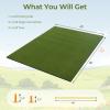 imageGoplus Golf Mat 5x3ft5x4ft Golf Hitting Mat 20252732mm Thick w2 Alignment Sticks ampamp 2 Golf Tees Portable Artificial Turf Grass Golf Training Mat Practice for Indoor Outdoor5 FT x 4 FT  20mm