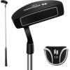 imageGoplus Golf Putter 35 Inches Right Handed Putter wHead Cover Alignment Lines Rubber Grip Grooved Striking Surface Zinc Alloy Head Mallet Style Golf Putter for Men ampamp Women