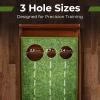 imageGoplus Golf Putting Mat 10FT Putting Green Practice Training Aid with 2 Holes3 Holes Auto Ball Return 3 Golf Balls Training Mini Games for Indoor Outdoor Home Office Golfers Men Women3 Holes