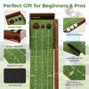imageGoplus Golf Putting Mat 10FT Putting Green Practice Training Aid with 2 Holes3 Holes Auto Ball Return 3 Golf Balls Training Mini Games for Indoor Outdoor Home Office Golfers Men Women3 Holes
