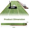 imageGoplus Golf Putting Mat 10FT Putting Green Practice Training Aid with 2 Holes3 Holes Auto Ball Return 3 Golf Balls Training Mini Games for Indoor Outdoor Home Office Golfers Men Women2 Holes