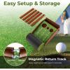 imageGoplus Golf Putting Mat 10FT Putting Green Practice Training Aid with 2 Holes3 Holes Auto Ball Return 3 Golf Balls Training Mini Games for Indoor Outdoor Home Office Golfers Men Women3 Holes