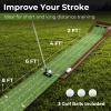imageGoplus Golf Putting Mat 10FT Putting Green Practice Training Aid with 2 Holes3 Holes Auto Ball Return 3 Golf Balls Training Mini Games for Indoor Outdoor Home Office Golfers Men Women3 Holes