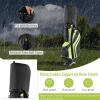 imageGoplus Golf Stand Bag Lightweight Golf Club Bag with 6 Way Top Dividers 8 Pockets Cooler Bag Rain Hood Dual Shoulder Strap Umbrella Holder Portable Golf Bag with Stand for Women MenGreen
