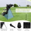 imageGoplus Golf Stand Bag Lightweight Golf Club Bag with 6 Way Top Dividers 8 Pockets Cooler Bag Rain Hood Dual Shoulder Strap Umbrella Holder Portable Golf Bag with Stand for Women MenGreen