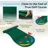 imageGoplus Putting Green  98 FT x 3 FT Golf Practice Mat with 3 Putting Cups ampamp Flag IndoorOutdoor Portable Training Mat
