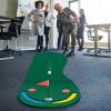 imageGoplus Putting Green  98 FT x 3 FT Golf Practice Mat with 3 Putting Cups ampamp Flag IndoorOutdoor Portable Training Mat