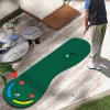 imageGoplus Putting Green  98 FT x 3 FT Golf Practice Mat with 3 Putting Cups ampamp Flag IndoorOutdoor Portable Training Mat