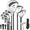 9 PCS w/Cart Bag  Black