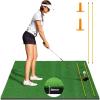 imageGoplus Golf Mat 5x3ft5x4ft Golf Hitting Mat 20252732mm Thick w2 Alignment Sticks ampamp 2 Golf Tees Portable Artificial Turf Grass Golf Training Mat Practice for Indoor Outdoor5 FT x 4 FT  32mm