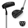 imageGoplus Golf Putter 35 Inches Right Handed Putter wHead Cover Alignment Lines Rubber Grip Grooved Striking Surface Zinc Alloy Head Mallet Style Golf Putter for Men ampamp Women