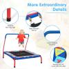 imageGoplus 36 Square Toddler Trampoline 330LBS Load Mini Kids Trampoline WFoam Covered Handle ampamp Safety Padded Cover Indoor Outdoor Fitness Rebounder with Quick Installation