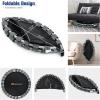 imageGoplus 36Inch Kids Trampoline Foldable Mini Rebounder with Full Covered Handle and Safety Pad Portable Toddler Fitness Trampoline for Indoor and Outdoor Max Load 330 LBSBlue