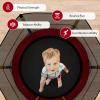 imageGoplus 55 Trampoline for Kids ASTM Approved Toddler Trampoline wSafety Enclosure Net Bouncy Jumping Mat Seamless Design Mini Recreational Rebounder for Indoor Outdoor BackyardColorful