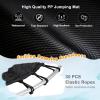 imageGoplus 55quot Trampoline for Kids 46 FT Mini Toddler With ASTM Certified Enclosure Net Safety Pad NoGap Design Indoor Outdoor Recreational for ChildrenColorful