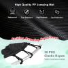 imageGoplus 55quot Trampoline for Kids 46 FT Mini Toddler With ASTM Certified Enclosure Net Safety Pad NoGap Design Indoor Outdoor Recreational for ChildrenGreen