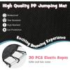 imageGoplus 55quot Trampoline for Kids 46 FT Mini Toddler With ASTM Certified Enclosure Net Safety Pad NoGap Design Indoor Outdoor Recreational for ChildrenPinkBlue