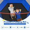 imageGoplus 7FT Trampoline for Kids ASTM Approved Trampoline with Enclosure Net Safety Pad Galvanized Steel Frame Heavy Duty Recreational Toddler Trampoline for Boys Girls Outdoor IndoorBlueGreen