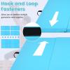 imageGoplus 8 x 4 x 2quot Gymnastics Mat Folding Tumbling Mat with Carry Handles Hook ampamp Loop Fasteners 4 Panels for Fitness Exercise Yoga Stretching Aerobics Workouts Thick Gym Mats for HomeLight Blue