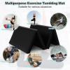 imageGoplus 8 x 4 x 2quot Gymnastics Mat Folding Tumbling Mat with Carry Handles Hook ampamp Loop Fasteners 4 Panels for Fitness Exercise Yoga Stretching Aerobics Workouts Thick Gym Mats for HomeBlack 2