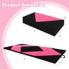 imageGoplus 8 x 4 x 2quot Gymnastics Mat Folding Tumbling Mat with Carry Handles Hook ampamp Loop Fasteners 4 Panels for Fitness Exercise Yoga Stretching Aerobics Workouts Thick Gym Mats for HomePurplePink