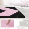 imageGoplus 8 x 4 x 2quot Gymnastics Mat Folding Tumbling Mat with Carry Handles Hook ampamp Loop Fasteners 4 Panels for Fitness Exercise Yoga Stretching Aerobics Workouts Thick Gym Mats for HomePinkBlack