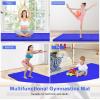 imageGoplus 8 x 4 x 2quot Gymnastics Mat Folding Tumbling Mat with Carry Handles Hook ampamp Loop Fasteners 4 Panels for Fitness Exercise Yoga Stretching Aerobics Workouts Thick Gym Mats for HomeNavy