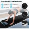 imageGoplus 8 x 4 x 2quot Gymnastics Mat Folding Tumbling Mat with Carry Handles Hook ampamp Loop Fasteners 4 Panels for Fitness Exercise Yoga Stretching Aerobics Workouts Thick Gym Mats for HomeBlack 2