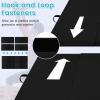 imageGoplus 8 x 4 x 2quot Gymnastics Mat Folding Tumbling Mat with Carry Handles Hook ampamp Loop Fasteners 4 Panels for Fitness Exercise Yoga Stretching Aerobics Workouts Thick Gym Mats for HomeBlack 1