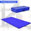 imageGoplus 8 x 4 x 2quot Gymnastics Mat Folding Tumbling Mat with Carry Handles Hook ampamp Loop Fasteners 4 Panels for Fitness Exercise Yoga Stretching Aerobics Workouts Thick Gym Mats for HomeNavy