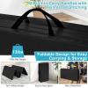 imageGoplus 8 x 4 x 2quot Gymnastics Mat Folding Tumbling Mat with Carry Handles Hook ampamp Loop Fasteners 4 Panels for Fitness Exercise Yoga Stretching Aerobics Workouts Thick Gym Mats for HomeBlack 1