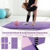imageGoplus 8 x 4 x 2quot Gymnastics Mat Folding Tumbling Mat with Carry Handles Hook ampamp Loop Fasteners 4 Panels for Fitness Exercise Yoga Stretching Aerobics Workouts Thick Gym Mats for HomePurple