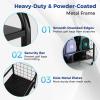 imageGoplus Golf Bag Storage Garage Organizer Extra Large Storage Stand for 2 Golf Bags Golf Clubs Removable Hooks 4 Universal Wheels Rack for Golf Accessories in Basement43x16LxW wExtra Rack