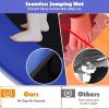 imageGoplus Kids Trampoline 48quot ASTM Approved Recreational Trampoline with Safety Space Design Seamless Jumping Mat Indoor Outdoor Mini Toddler Trampoline for Baby Boys Girls GiftsBlueOrange