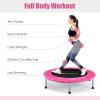 imageGoplus Mini Folding Trampoline 3638 Foldable Fitness Rebounder for Adults Portable Exercise Trampoline for Indoor Outdoor Activities Workout Max Load 330LBSPink