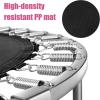 imageGoplus Mini Folding Trampoline 3638 Foldable Fitness Rebounder for Adults Portable Exercise Trampoline for Indoor Outdoor Activities Workout Max Load 330LBSPink