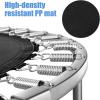 imageGoplus Mini Folding Trampoline 3638 Foldable Fitness Rebounder for Adults Portable Exercise Trampoline for Indoor Outdoor Activities Workout Max Load 330LBSSliver