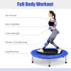 imageGoplus Mini Folding Trampoline 3638 Foldable Fitness Rebounder for Adults Portable Exercise Trampoline for Indoor Outdoor Activities Workout Max Load 330LBSBlue