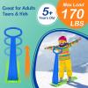 imageGoplus Ski Scooter Foldup Snowboard Snow Scooter WGrip Handle Sliding Snow Sled for Snow Dune Grass Portable Kick Scooter Sled for Kids Toddlers Teenagers Winter ToysBlueGreen
