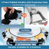imageGoplus Snow Tube 52quot Inflatable Snow Sled for Adults wPremium Polyester Oxford Cover ColdResistant ampamp HeavyDuty Material Sturdy Handles Manual Inflator