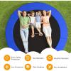 imageGoplus Trampoline Replacement Pad 16 15 14 12 10 8FT Spring Cover No Holes for Poles WaterResistant Universal Round Trampoline Accessories Safety PadBlue