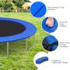 imageGoplus Trampoline Replacement Pad 16 15 14 12 10 8FT Spring Cover No Holes for Poles WaterResistant Universal Round Trampoline Accessories Safety PadBlue