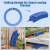 imageGoplus Trampoline Replacement Pad 16 15 14 12 10 8FT Spring Cover No Holes for Poles WaterResistant Universal Round Trampoline Accessories Safety PadBlue