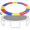 imageGoplus Trampoline Replacement Pad 16 15 14 12 10 8FT Spring Cover No Holes for Poles WaterResistant Universal Round Trampoline Accessories Safety PadMulticolor