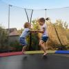 imageGoplus Trampoline Replacement Pad 16 15 14 12 10 8FT Spring Cover No Holes for Poles WaterResistant Universal Round Trampoline Accessories Safety PadMulticolor