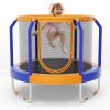 imageGoplus Kids Trampoline 48quot ASTM Approved Recreational Trampoline with Safety Space Design Seamless Jumping Mat Indoor Outdoor Mini Toddler Trampoline for Baby Boys Girls GiftsBlueOrange